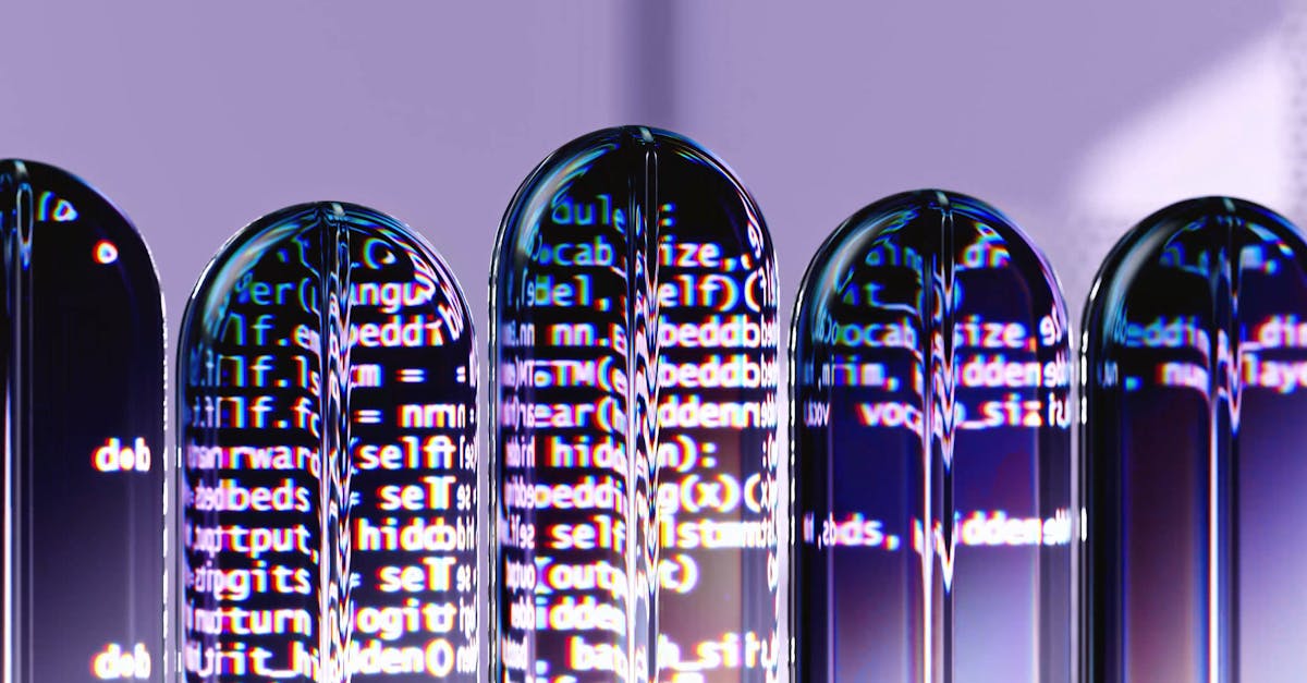 blog.drhariz.com Test tubes filled with a transparent liquid reflect colourful computer code, symbolising the integration of science, technology, and Kecerdasan Buatan in modern research. Dr. Muhamad Hariz Adnan