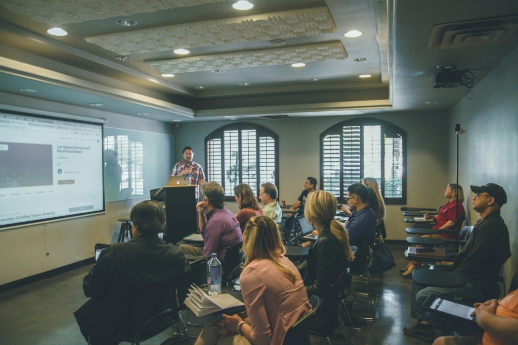 Employees taking part in a company-wide AI upskilling programme in Malaysia