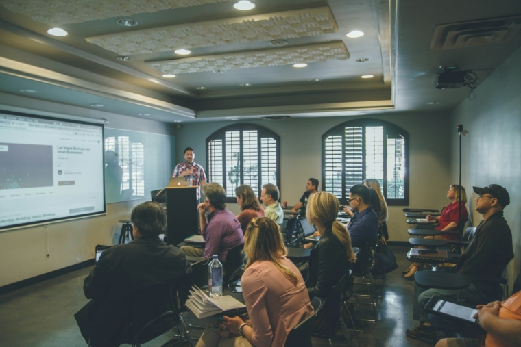 Employees taking part in a company-wide AI upskilling programme in Malaysia