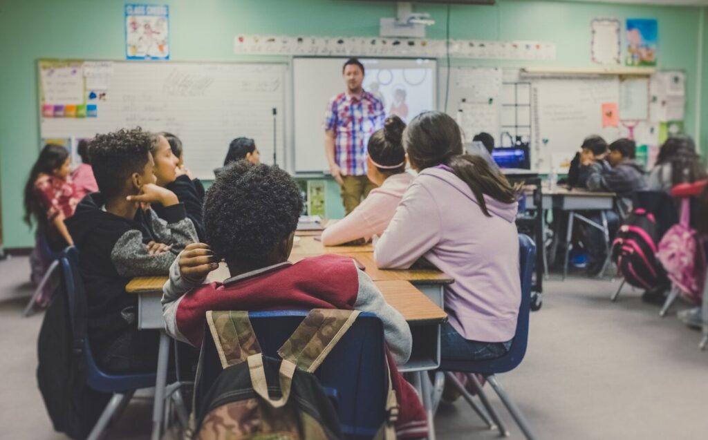 Diverse students in inclusive AI education classroom Malaysia